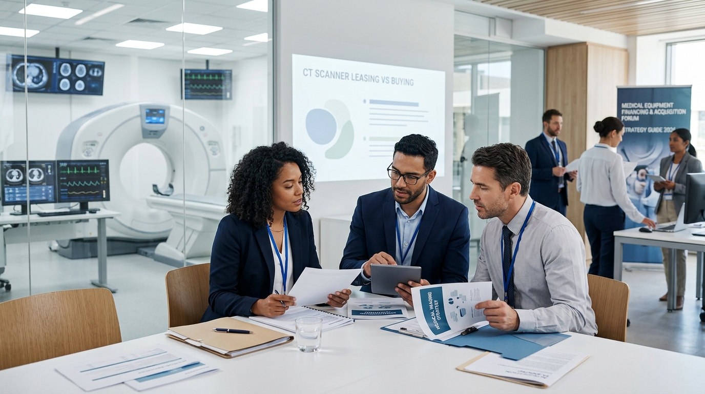 Illustration: CT Scanner Equipment Leasing vs Buying: Your 2026 Strategy Guide